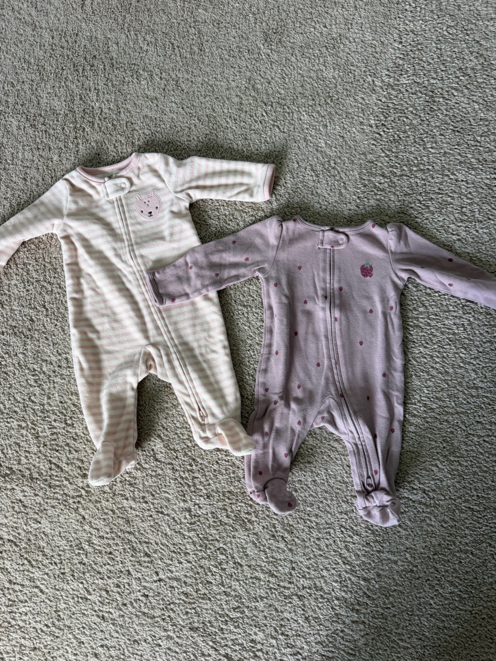 Carter’s Two Way Zipper Footies set of 2